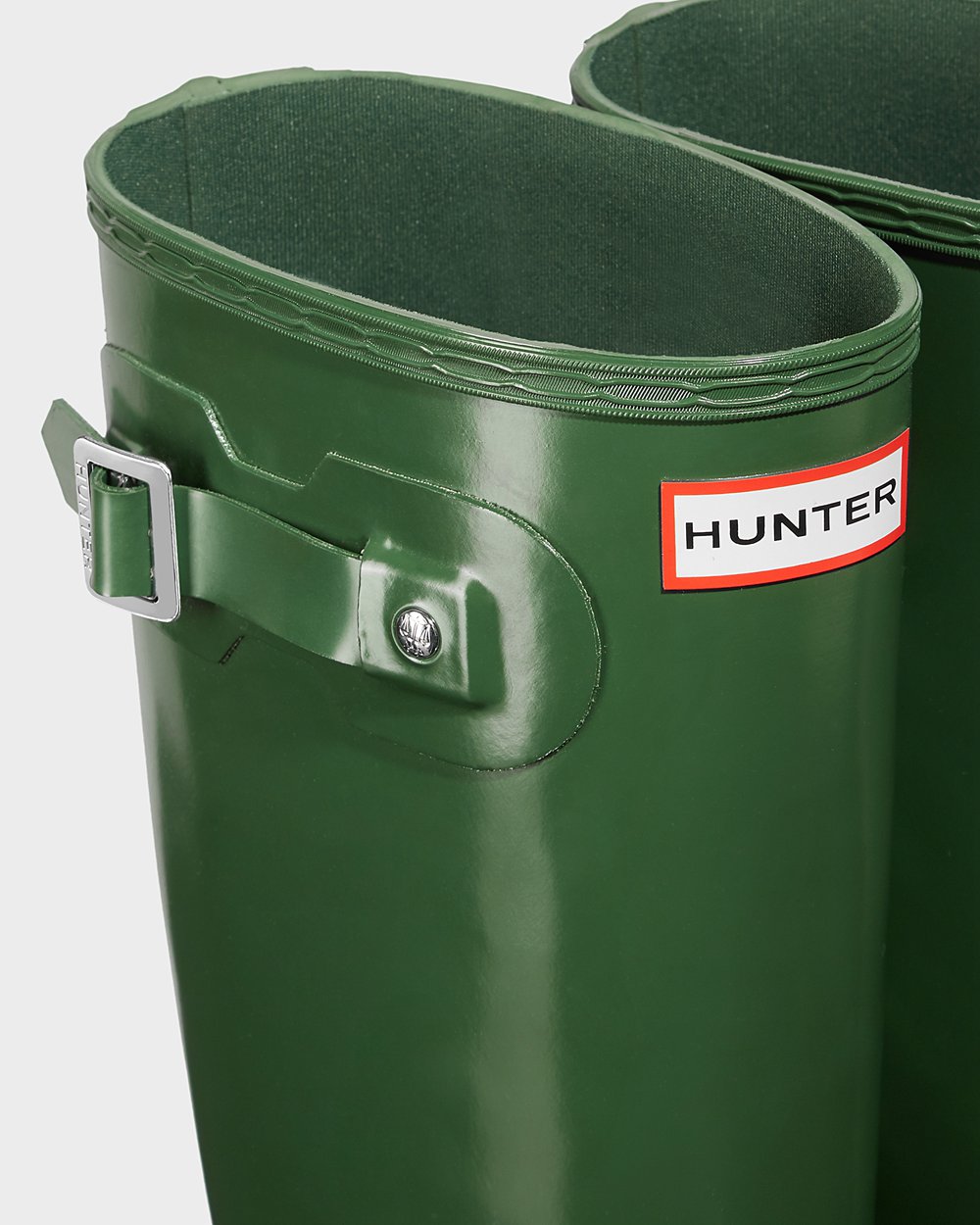 Hunter Original Gloss Tall Rain Boots - Buy Womens Green - SLMDFA810